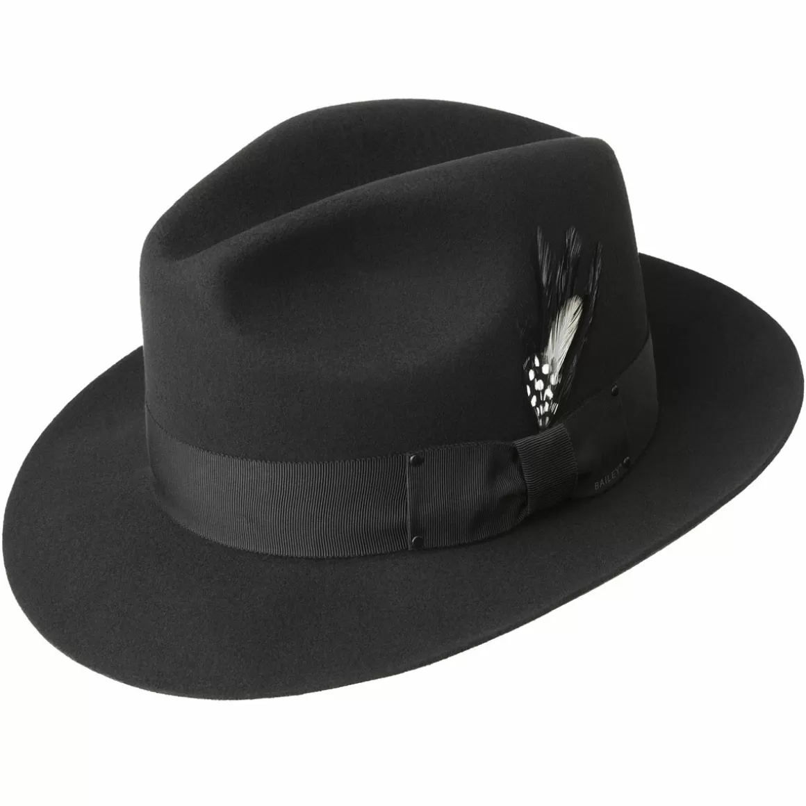 Bailey Hats Medium Brim | Gangster Black