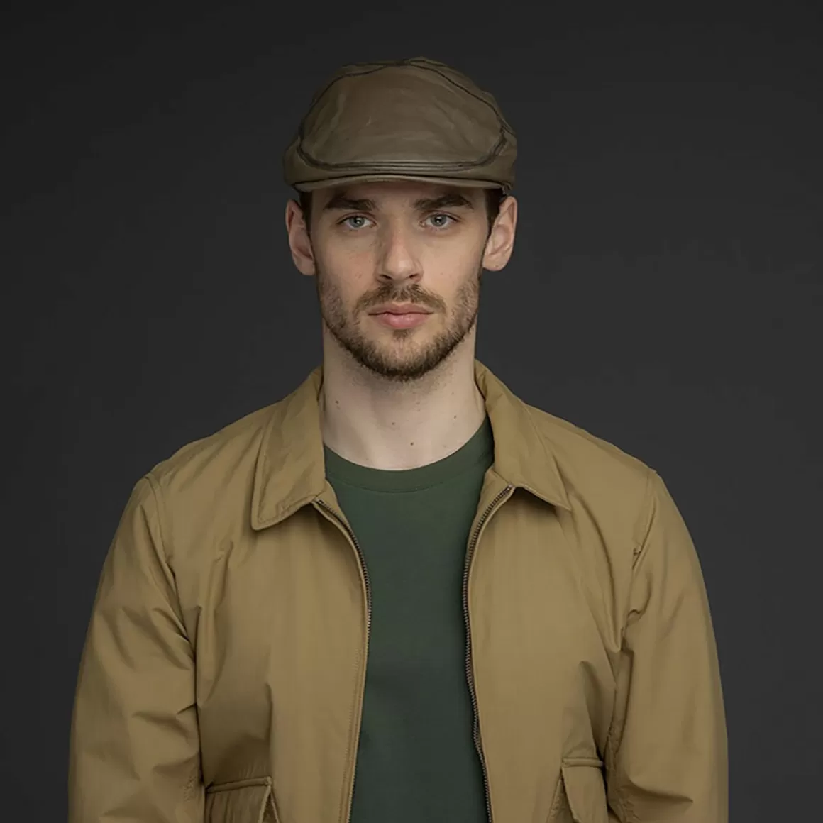 Bailey Hats Leather | Glasby Antique Olive