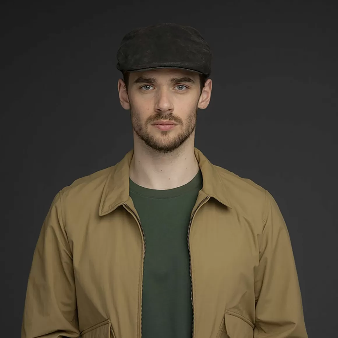 Bailey Hats Leather | Lazar Dark Coffee