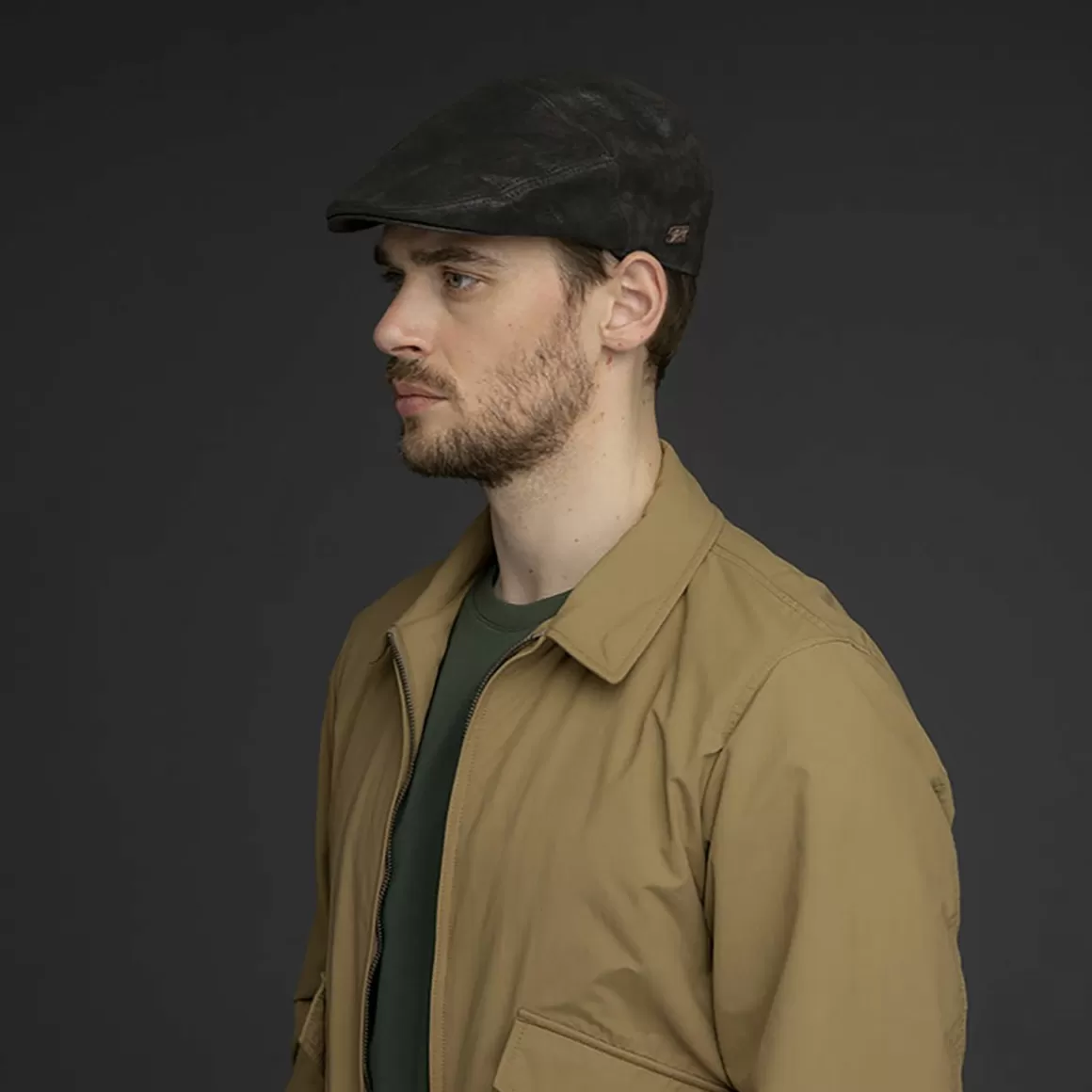 Bailey Hats Leather | Lazar Dark Coffee