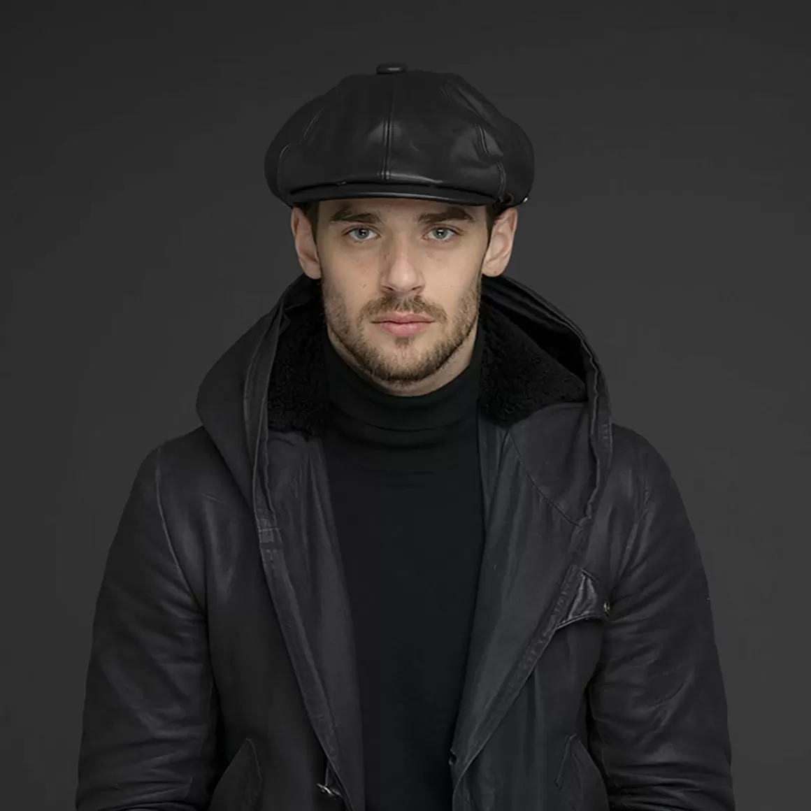 Bailey Hats Leather | Noclin Black