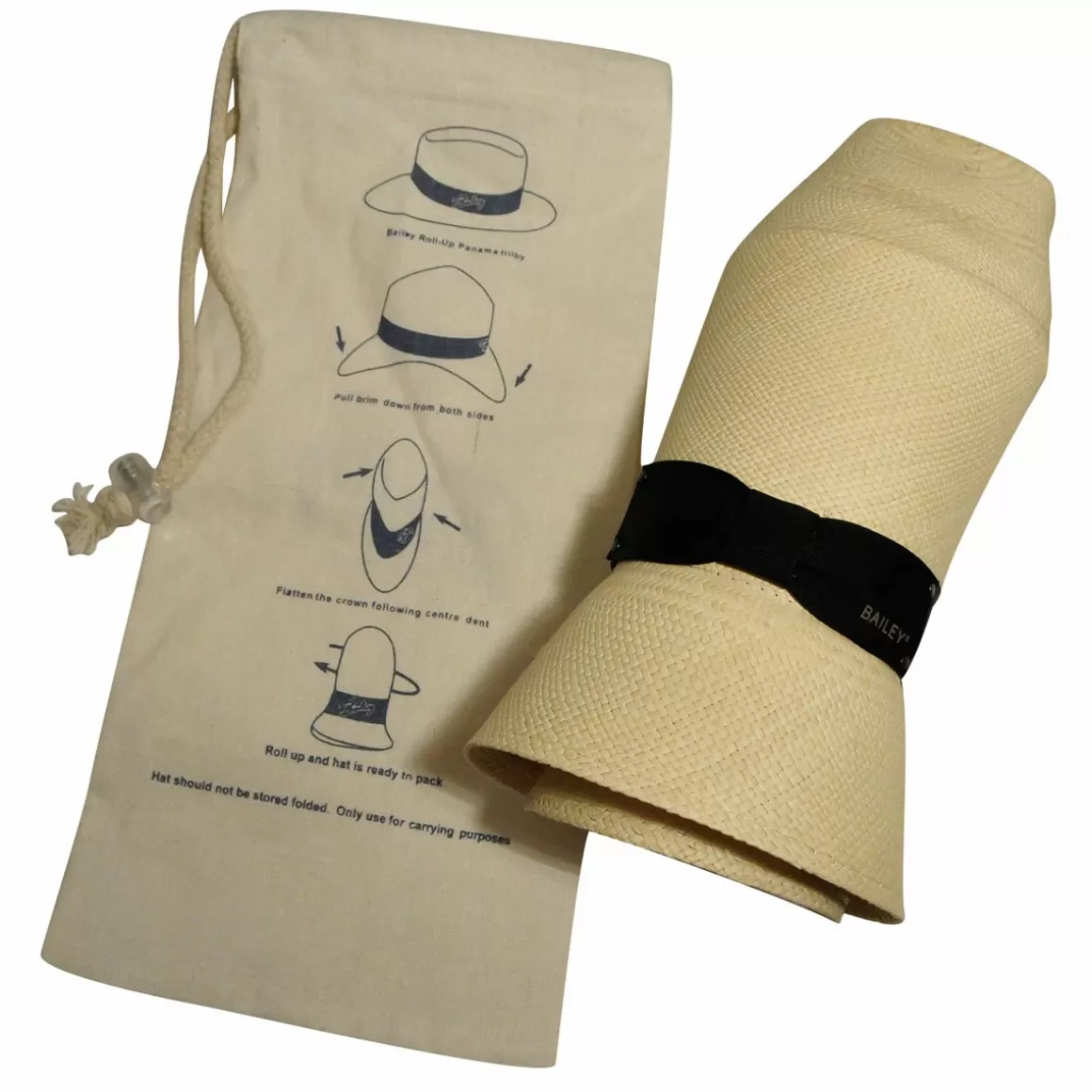 Bailey Hats Travel & Packable | Roll Up Ii Natural