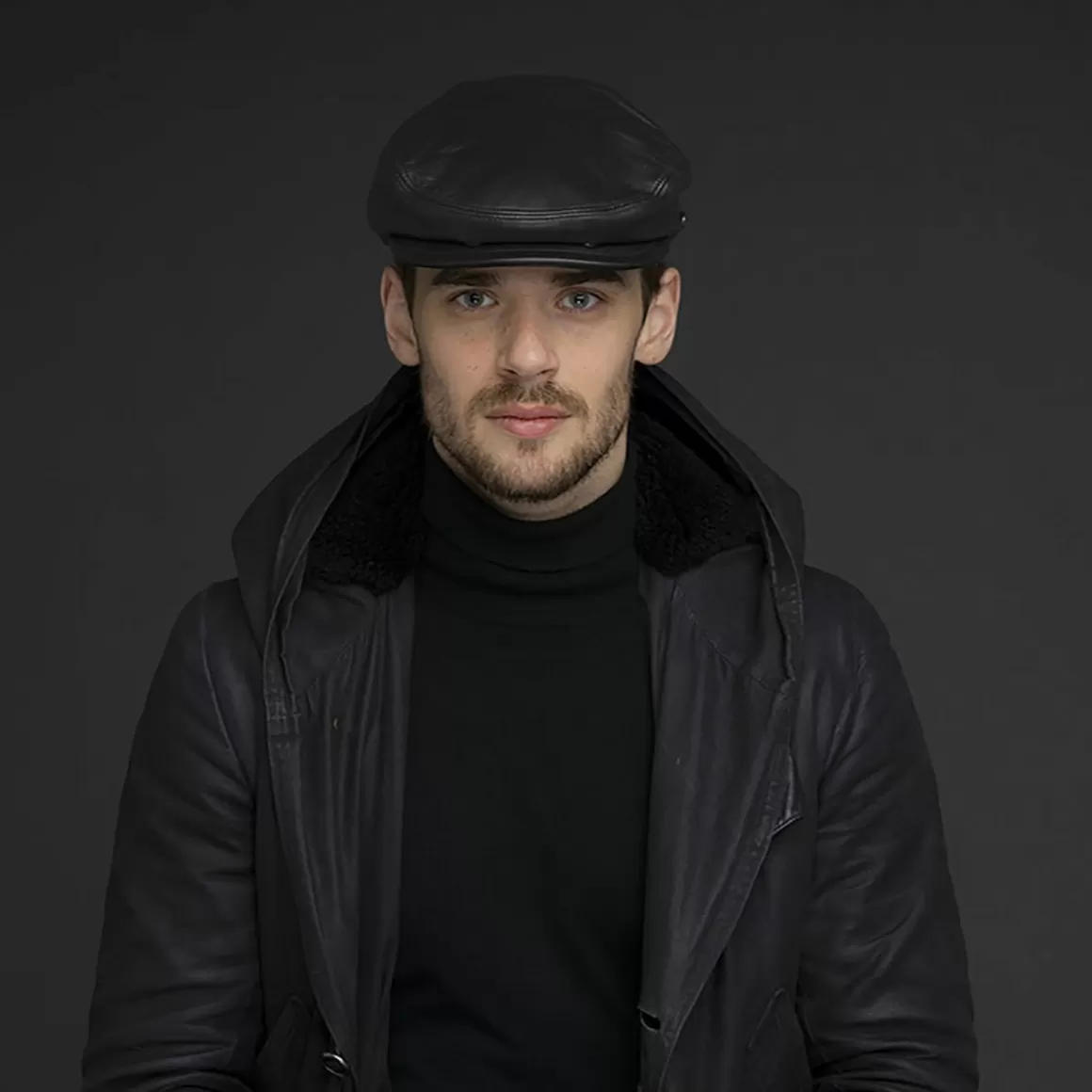 Bailey Hats Leather | Stockton Black